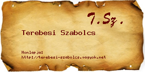 Terebesi Szabolcs névjegykártya